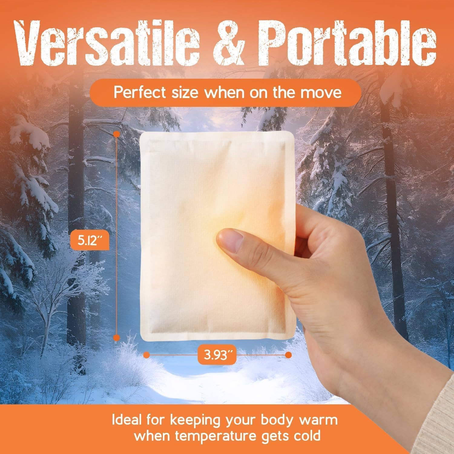 AllSett Health - Wholesale Hand Warmer - Natural Large Hand & Body Warmers 40 Pairs - Air Activated 18 Hours of Consistent Natural Heat Handwarmers Bulk - Disposable Quick & Easy Activation | Portable Odor-Free Warmth for Hands2