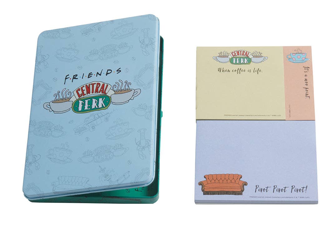 Insight Editions - #1 Pop Culture Publisher - Wholesale Sticky Notes - Friends: Central Perk Sticky Note Tin Set0