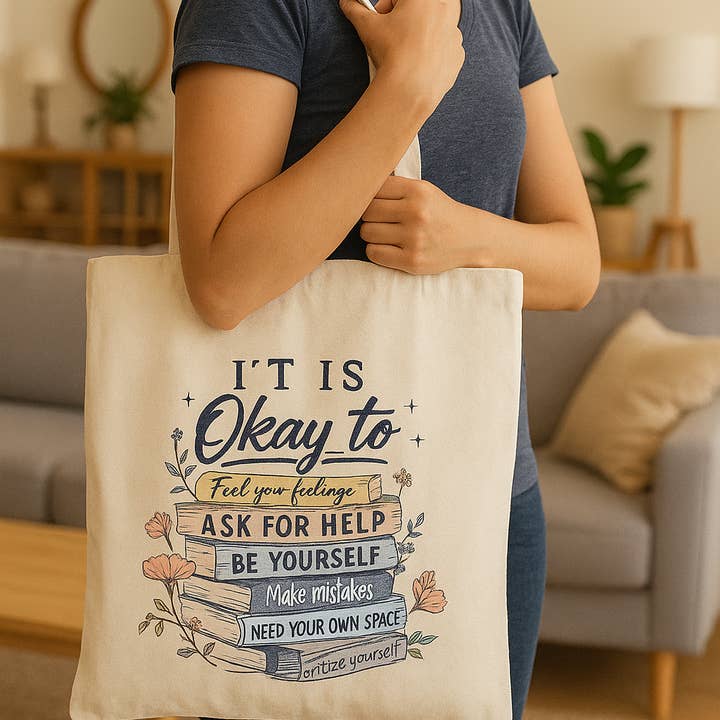 Bookstack Tote Bag for wholesale by bJenuineCo