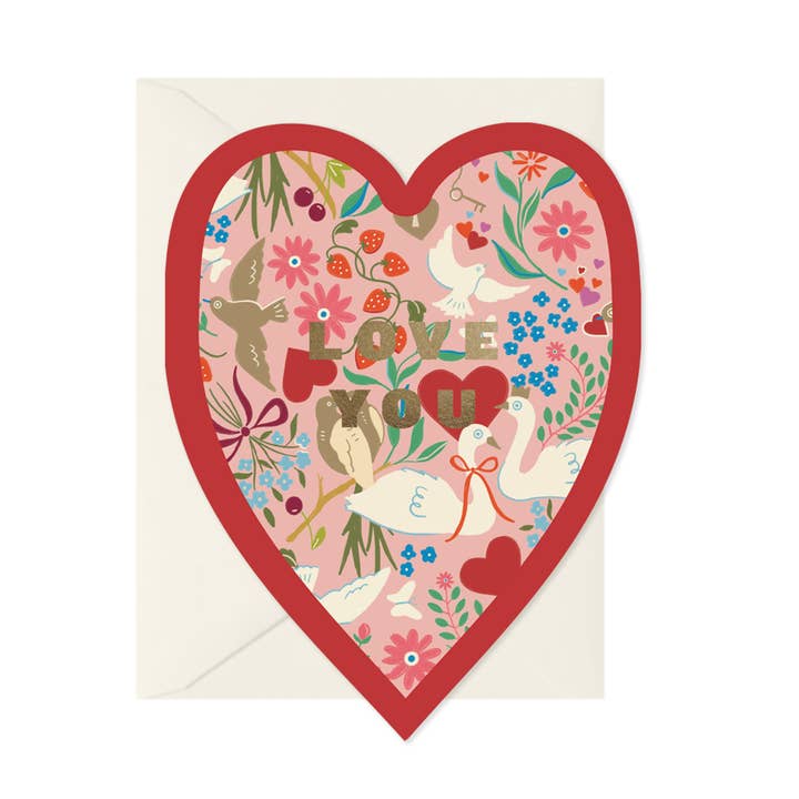 Love Birds Heart for wholesale by Amy Heitman
