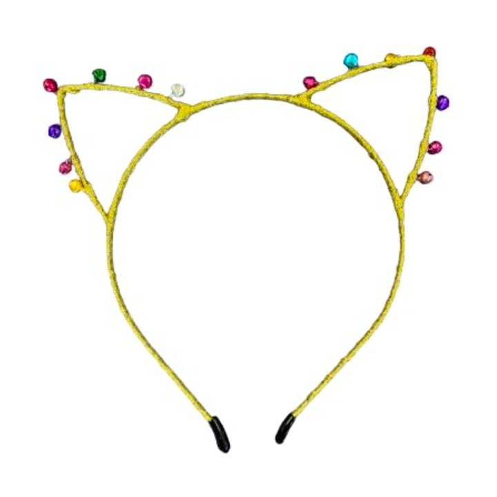 Christmas Cat hoofdband - Goud voor wholesale door Ella Celebration