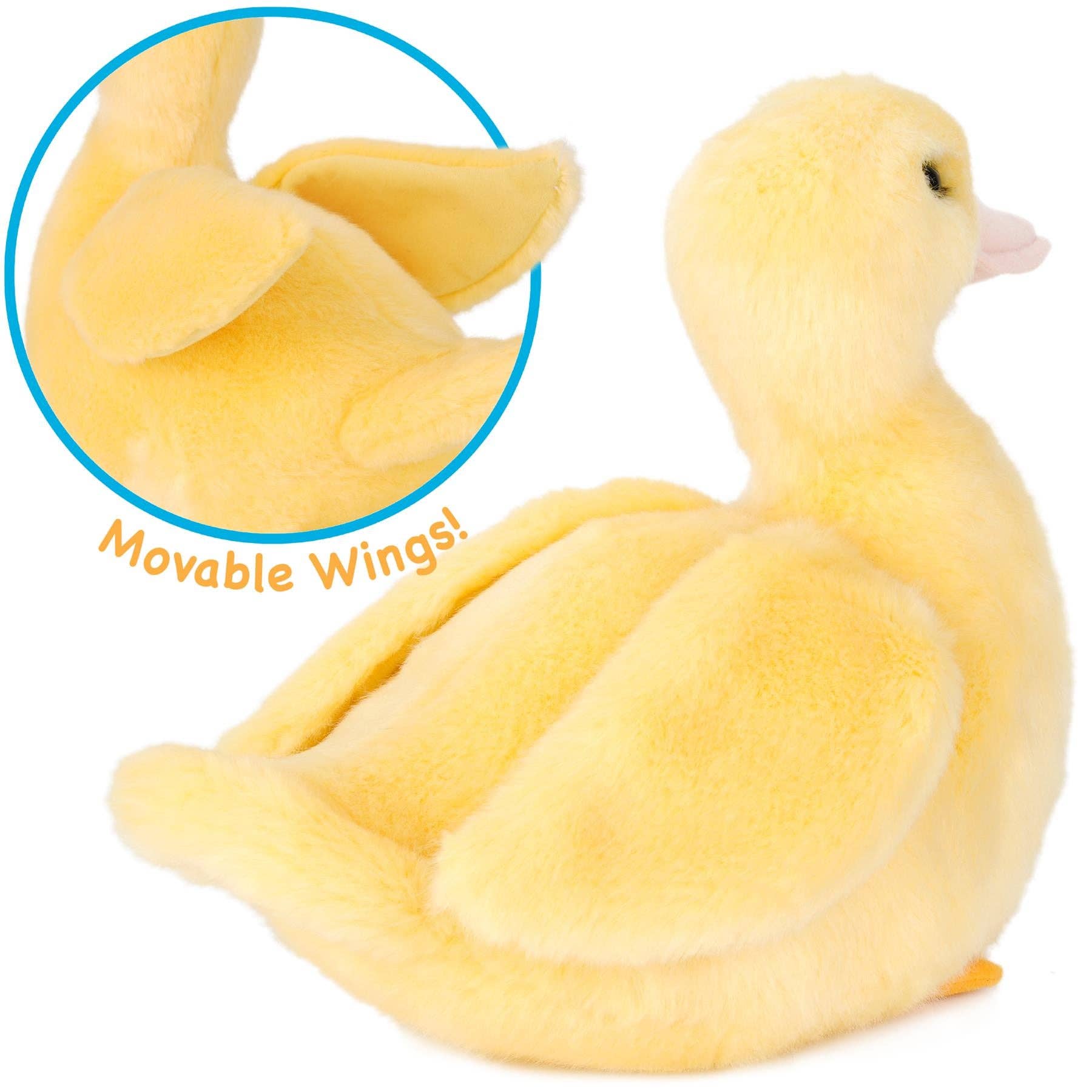 VIAHART Toy Co. - Wholesale Stuffed/Plush Toy - Kids & Baby - Dani the Duckling | 11 Inch Stuffed Animal Plush | By Tiger4