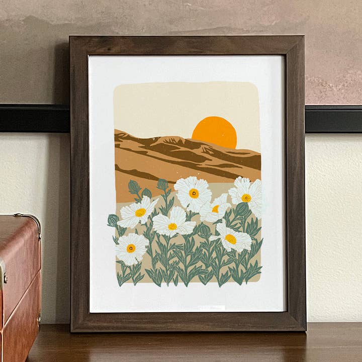 Impression sur coquelicot LOS OSOS Matilija pour la vente par Humm House