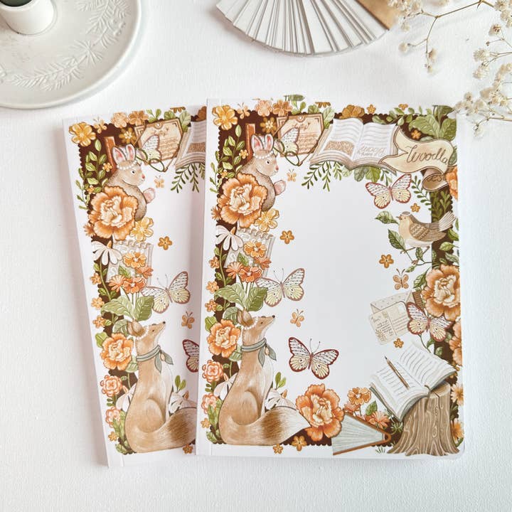 Lettoon - Wholesale Notebook - Dot Grid Notebook - Woodland6