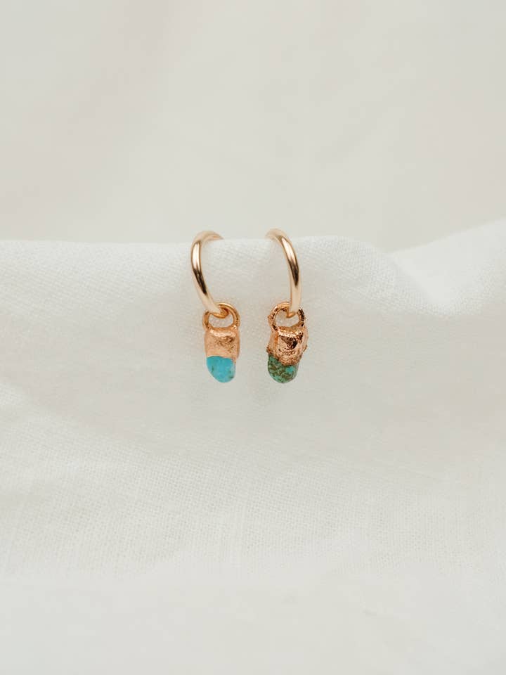 Türkise Huggies in Kupfer für den Großhandel von Lyon and Feather