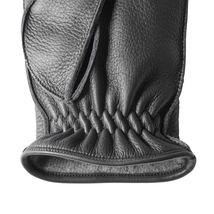 Maestrale Napoli – Luvas - Mulher por atacado – Couro com tela sensível ao toque Deerskin em Notte Black3