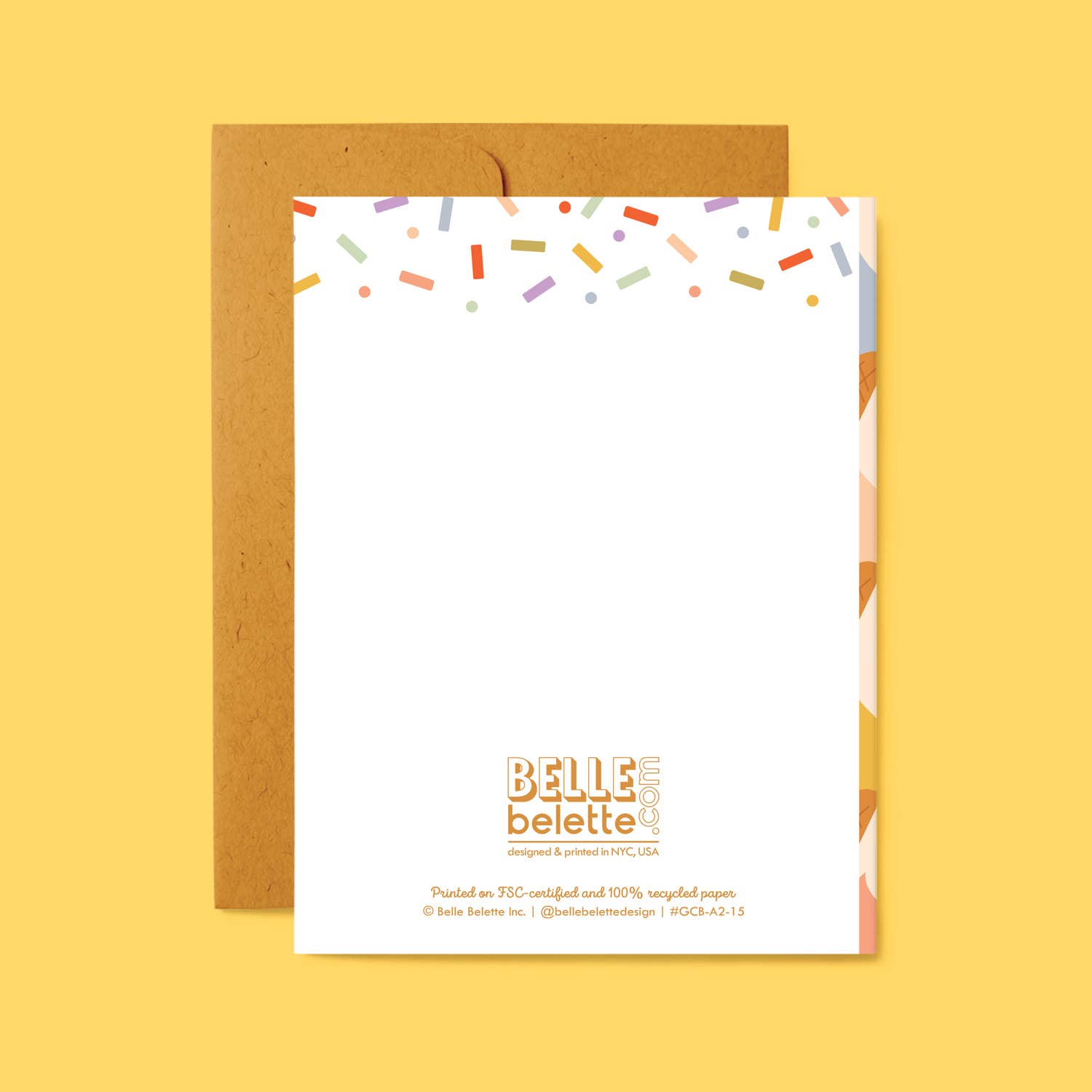 Belle Belette – wholesale Födelsedagskort – Retro glass födelsedagskort1