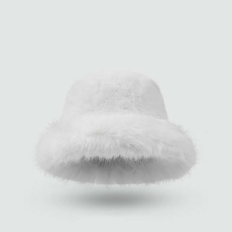 Crave by FW - Wholesale Bucket Hat - Women's - Plush Faux Fur Fluffy Bucket Hat5
