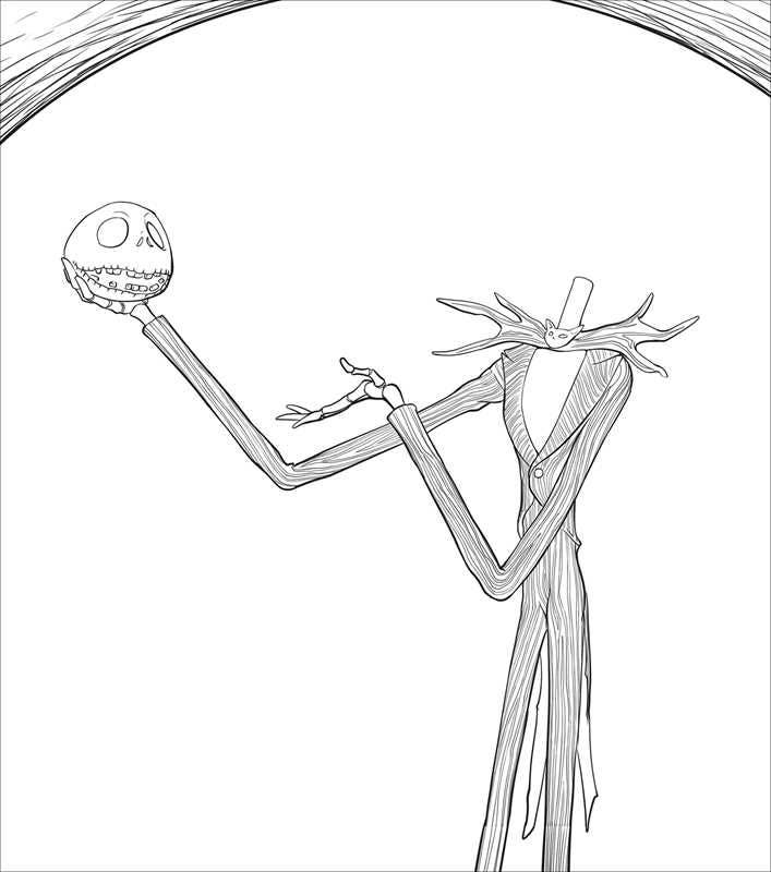 Simon & Schuster - Wholesale Coloring & Activity Book - Adult - Disney Tim Burton's The Nightmare Before Christmas Glow-in-the-Dark Coloring Book by Editors of Thunder Bay Press2