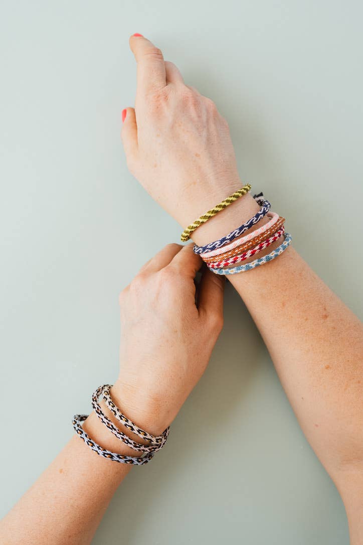 Cotton Clara Craft Kits & Supplies - Wholesale DIY Craft Kit - Kumihimo Friendship Bracelet Kit13