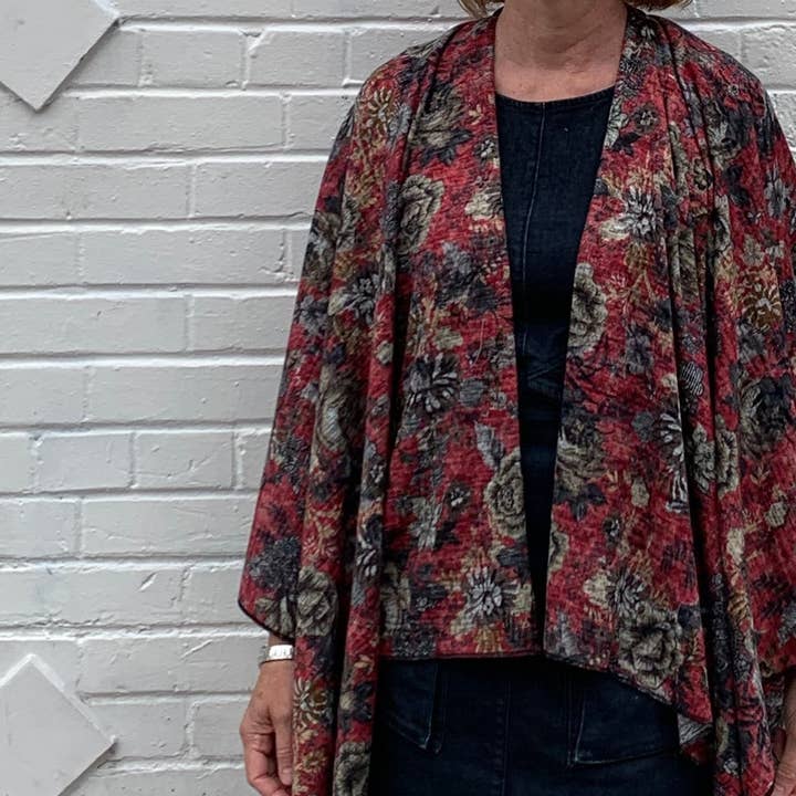 Dana Herbert - Wholesale Wrap - Women's - Heather Jersey Print Wrap2