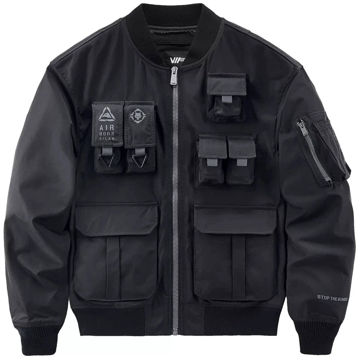 BLACK TACTICAL JACKET for wholesale on Faire0