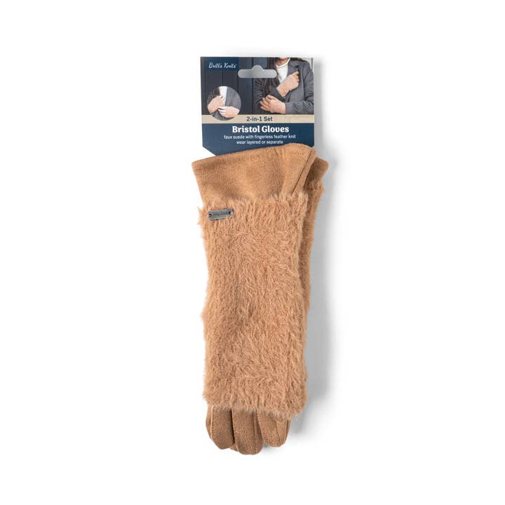 DM Merchandising - Wholesale Gloves - Women's - Britt’s Knits Bristol 2-in-1 Fingerless Gloves Open Stock5