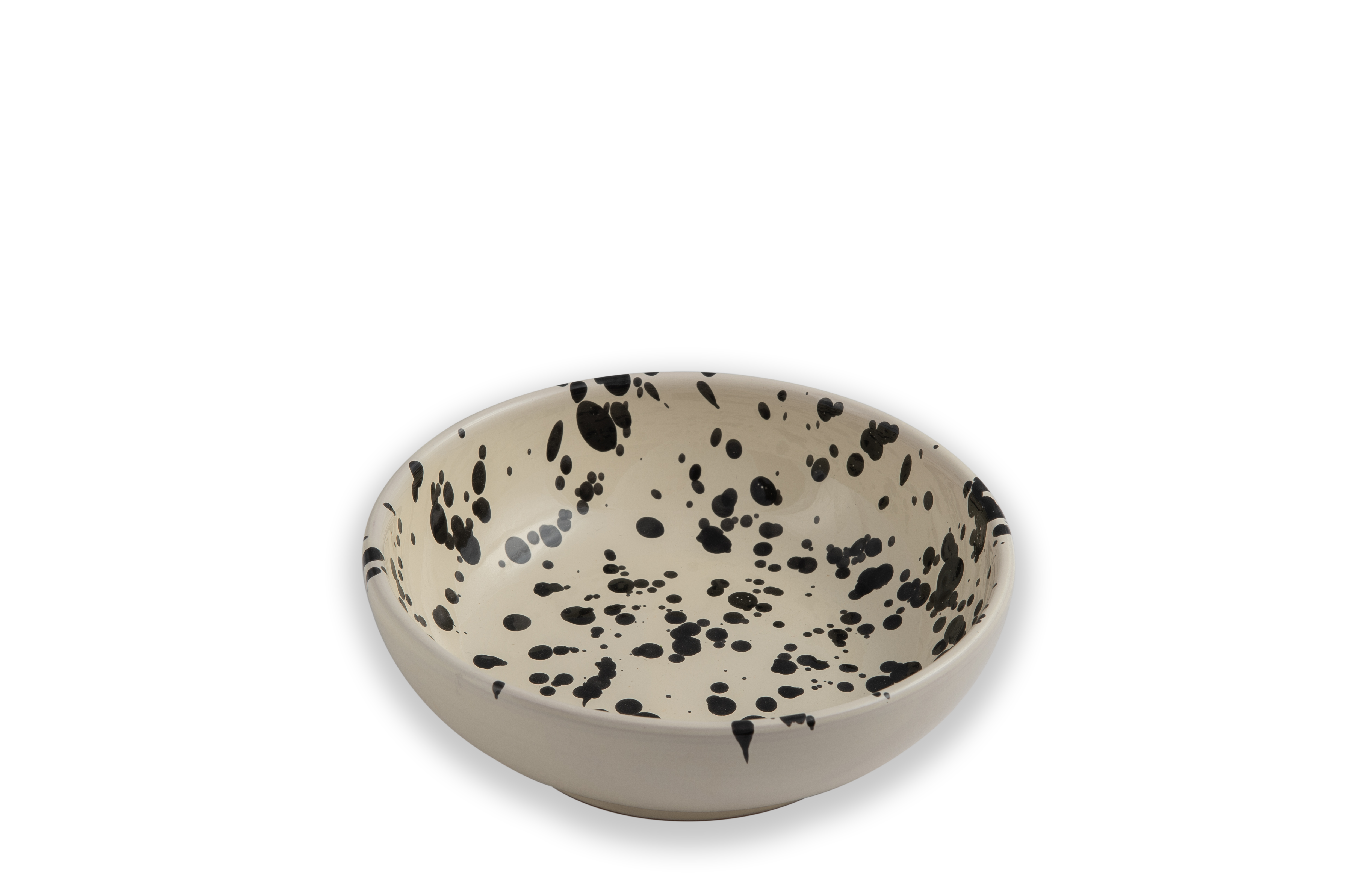 LOLIVA - Vente Assiette de service - Assiette Fond diam. 19 cm - Ligne Schizzato4