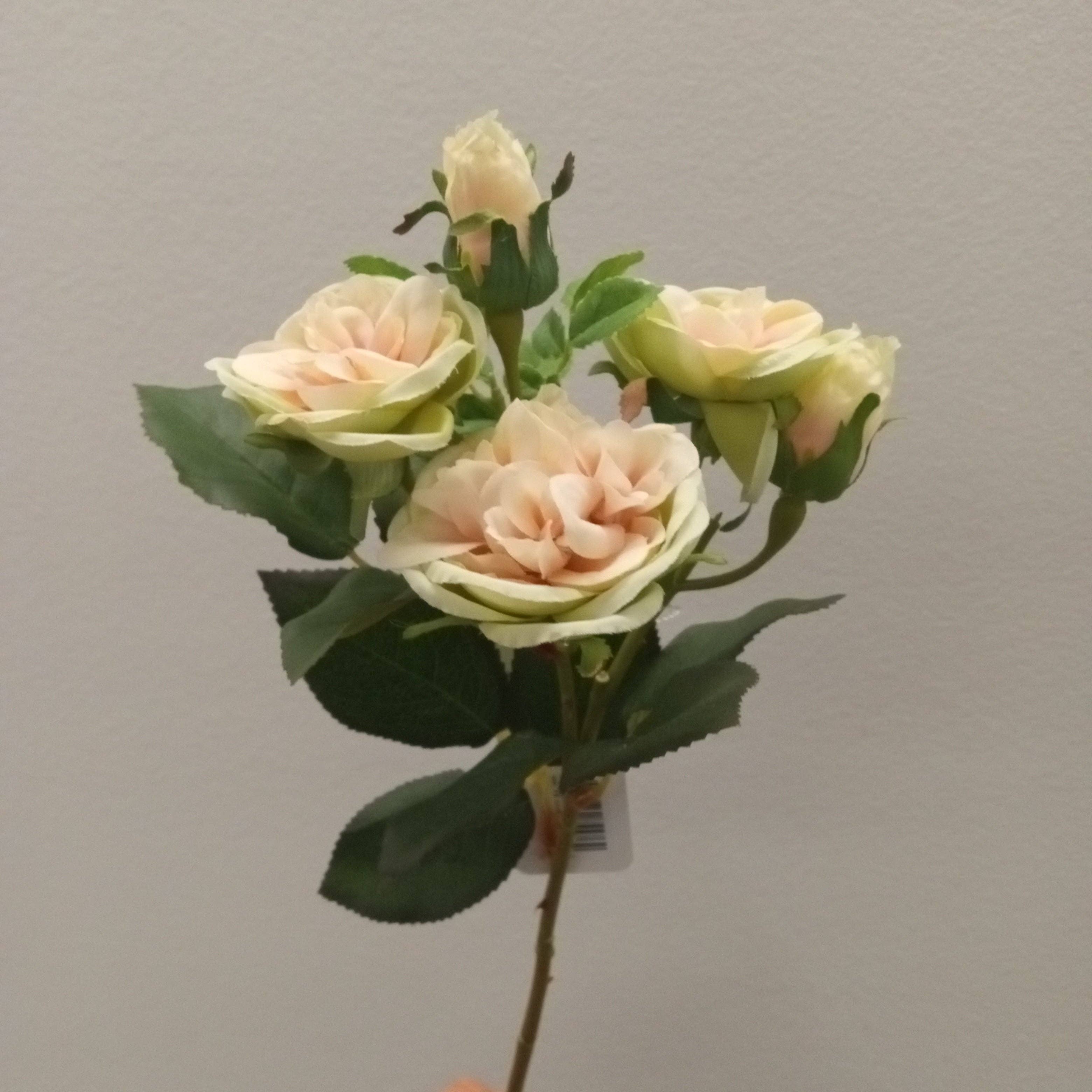 Green Import Limited - Wholesale Artificial Flowers - FL13184 MINI ENGLISH ROSE SPRAYx3F2B, 19.5"1