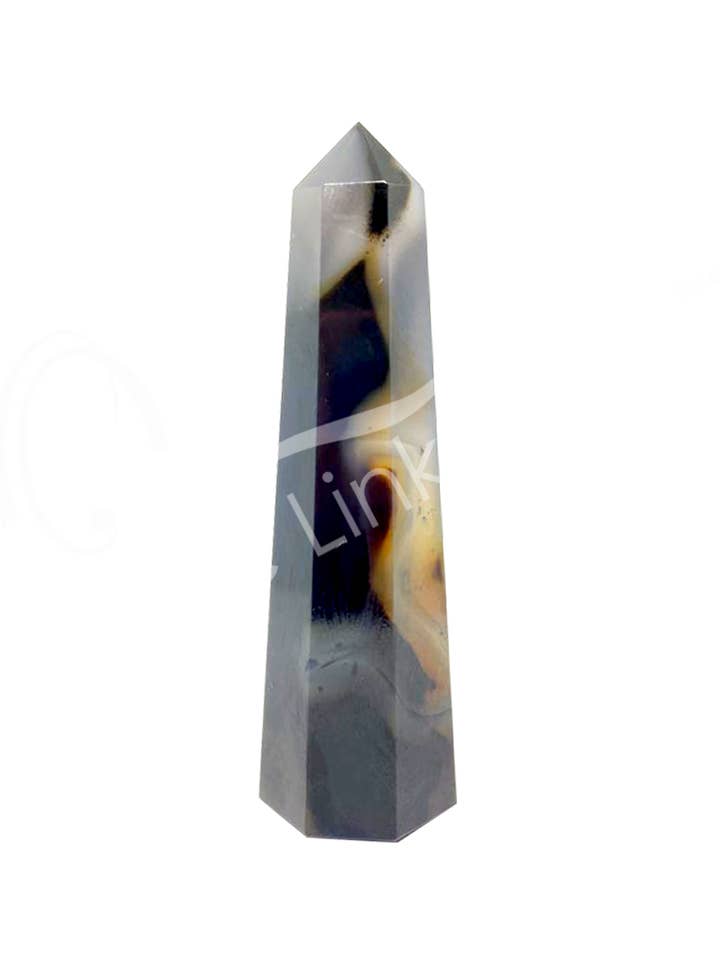 (PC)OBELISK - AGATE, DENDRITIC 3-4" for wholesale by Oceanic Linkways Inc