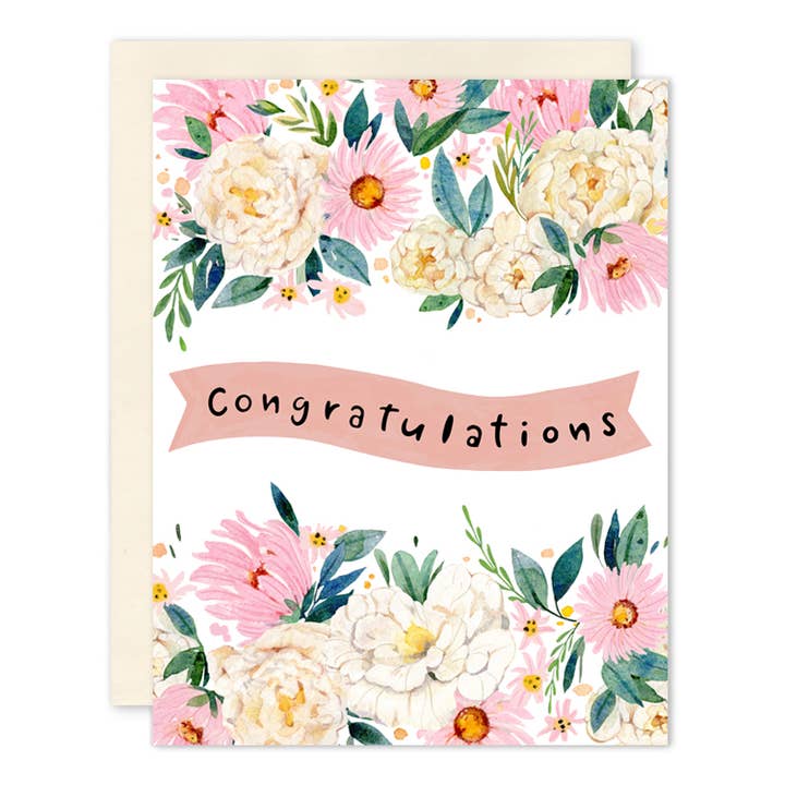 Congratulations Card for wholesale by Amara Strand Studio