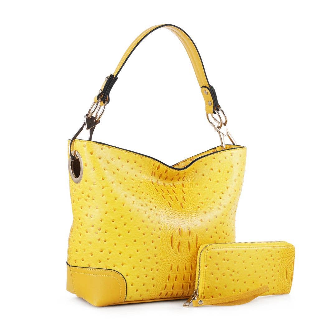 MKF Collection - Wholesale Shoulder Bag - Women's - MKF Collection Wandy Soft Vegan Leather Hobo and Wallet Set19