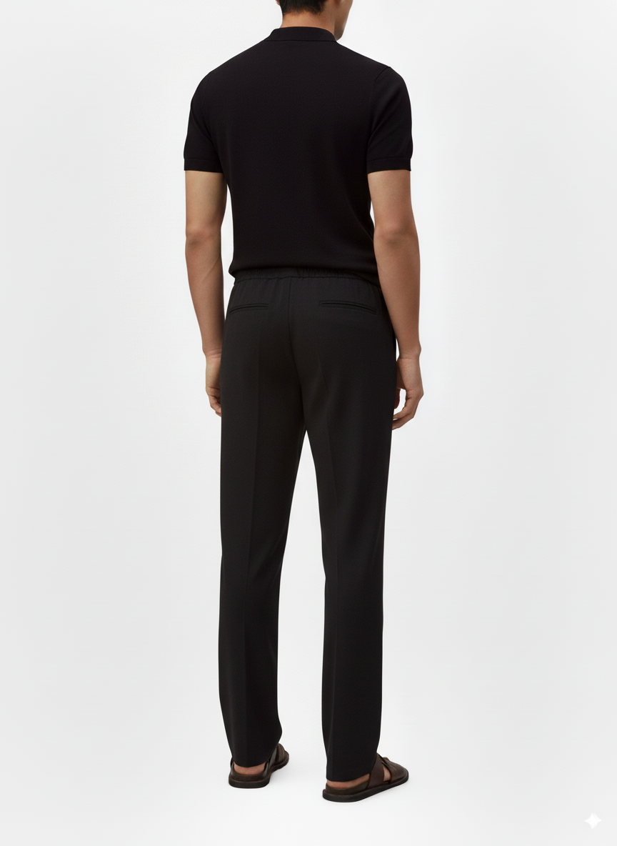 HB BLACK Hawks Bay Men's Linen blend pant (Black) for wholesale on Faire2