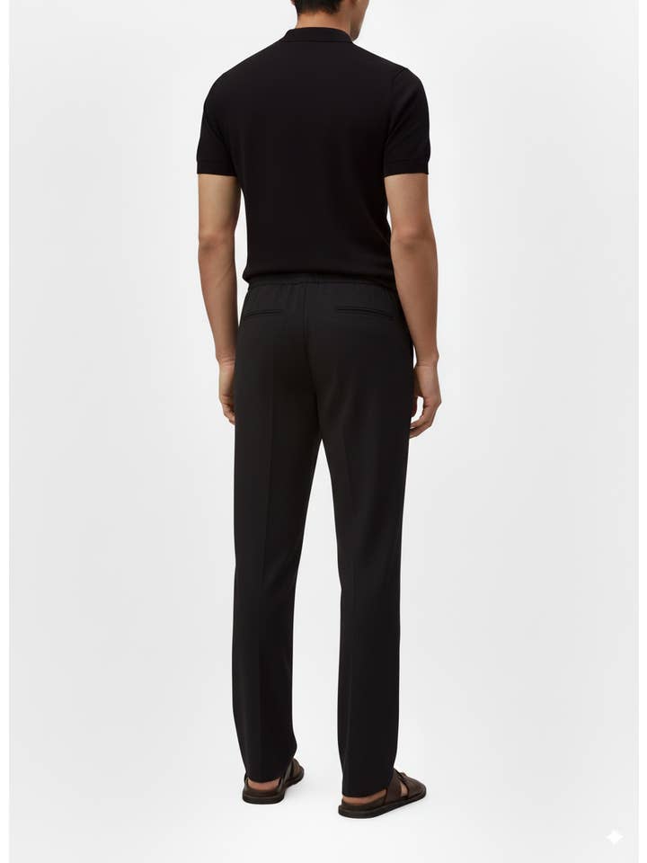HB BLACK Hawks Bay Men's Linen blend pant (Black) for wholesale on Faire2