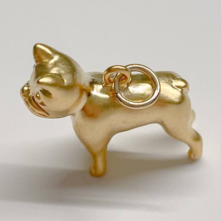 LIL FRENCHIE CHARM for wholesale by Goldie Charm Bar