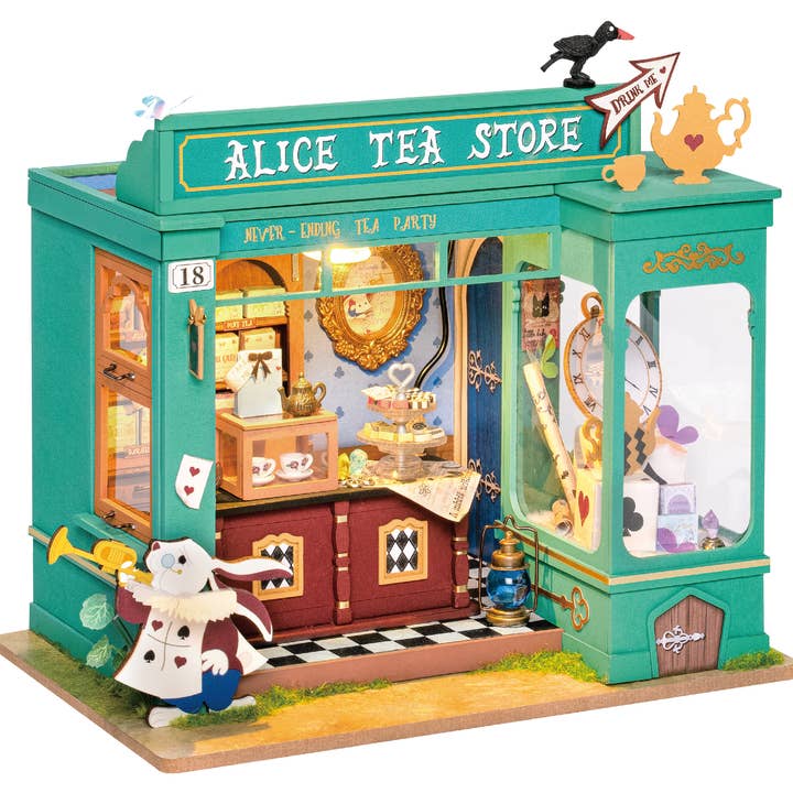 Robotime - Wholesale DIY Craft Kit - DG156 Alice's Tea Store DIY miniature house1