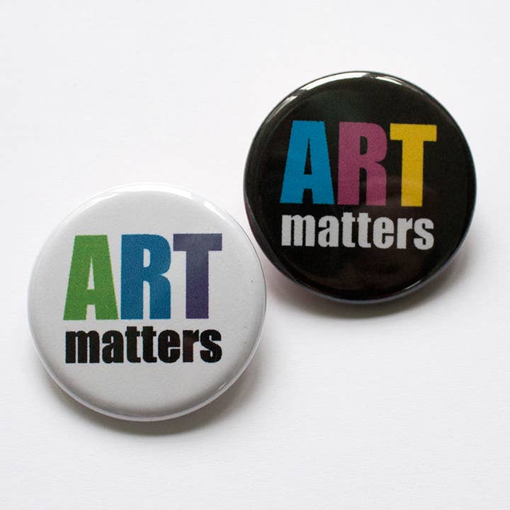 Art Matters Pin for wholesale by Holly K Whitney