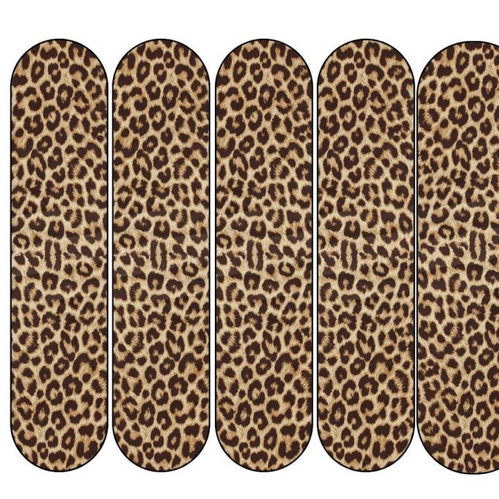 XLong Cheetah Decals for wholesale by DIPPY COW NAILS