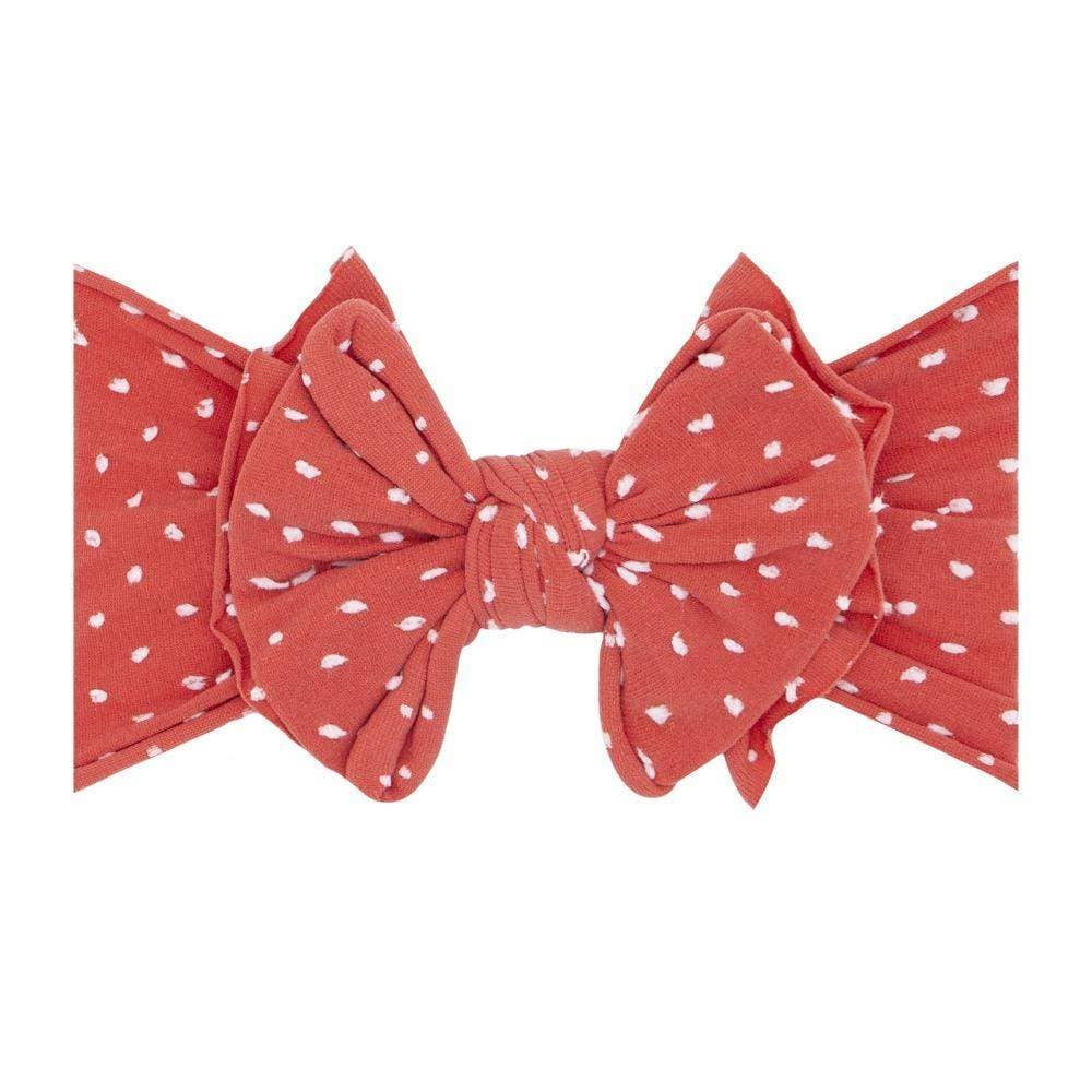 Baby Bling Bows - Vendita all'ingrosso Fiocco per capelli - Neonati - Fascia per capelli Baby Bling® Shabby Dot FAB-BOW-LOUS® in morbido nylon con fiocco0