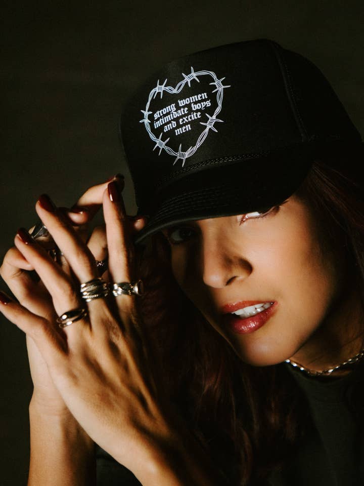 Strong Women Trucker Hat for wholesale by Rebel Soul Collective