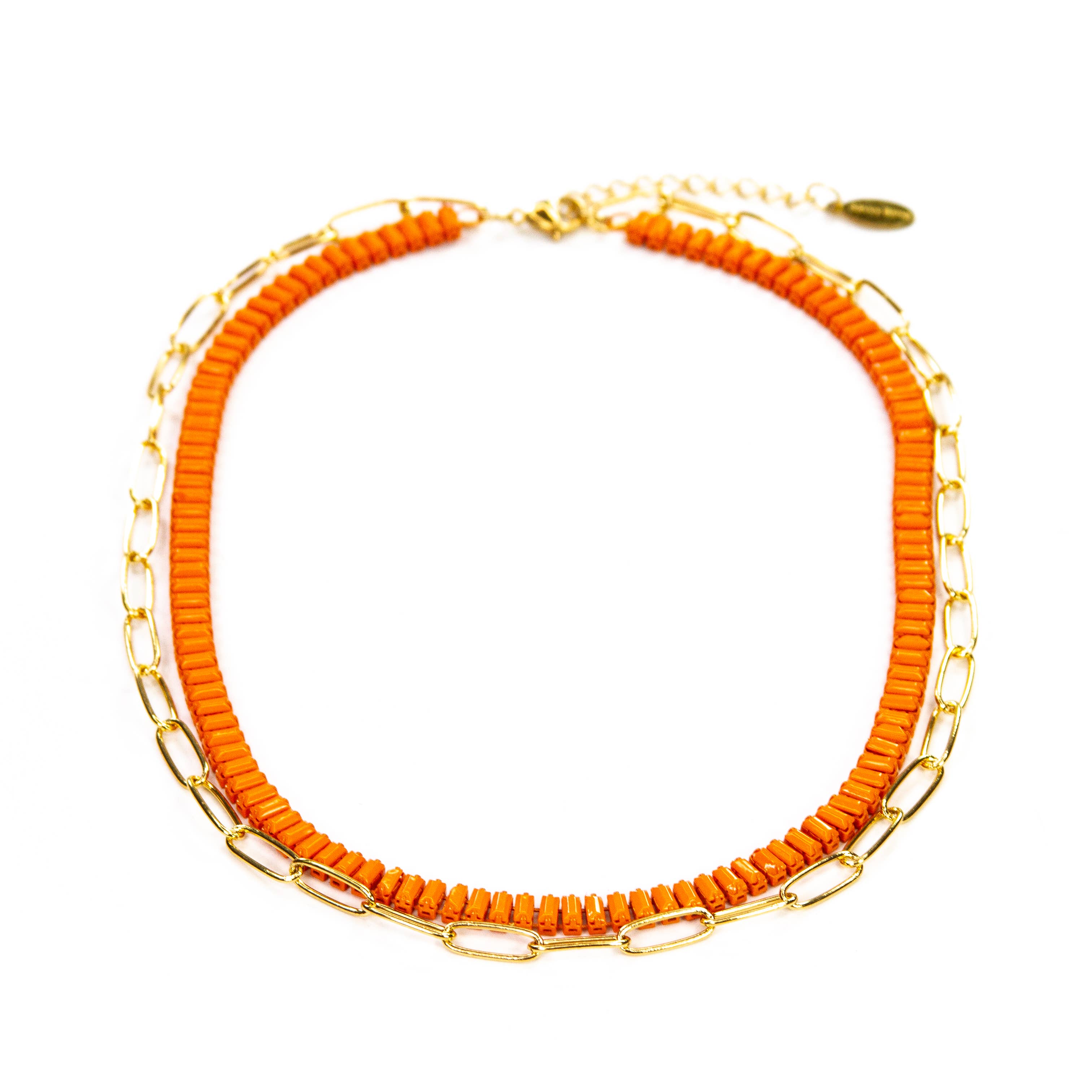 Savvy Bling - Wholesale Jewelry Set - Orange Game Day Bracelets & Necklaces19