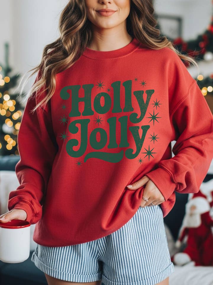 Holly Jolly Sweater for wholesale by Spirit+Tribe