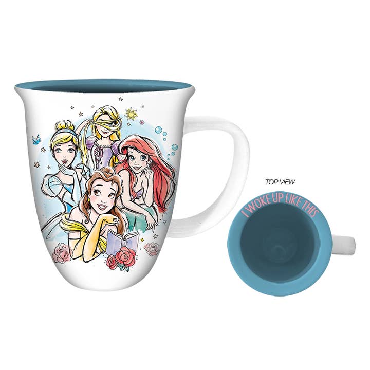 Silver Buffalo - Wholesale Coffee Mug - Disney Princess Dream It Group 16oz Wide Rim Ceramic Mug
