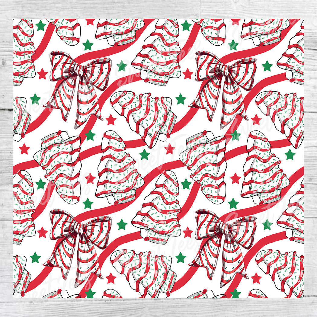 Sweet Tees - Wholesale Sublimation Transfer - Christmas Tree Cakes Tumbler Sublimation Transfer0