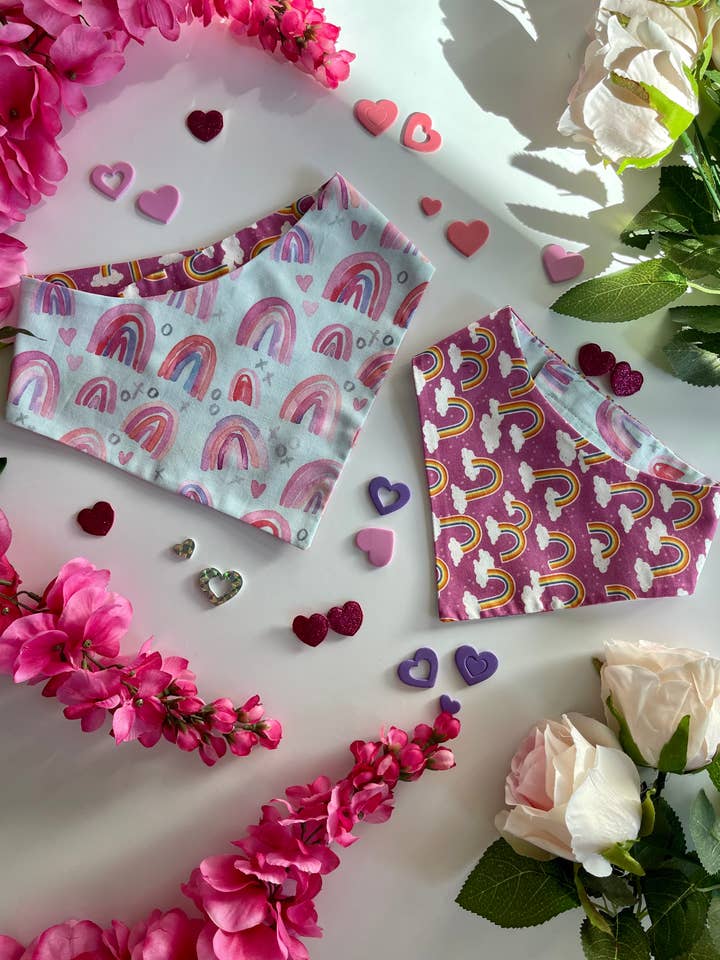 XO Rainbows Bandana for wholesale by The Pet Scout Shop