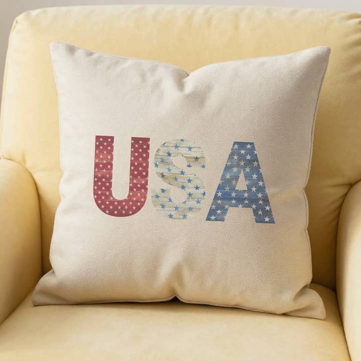 USA Pillow Cover for wholesale by Go Charlotte