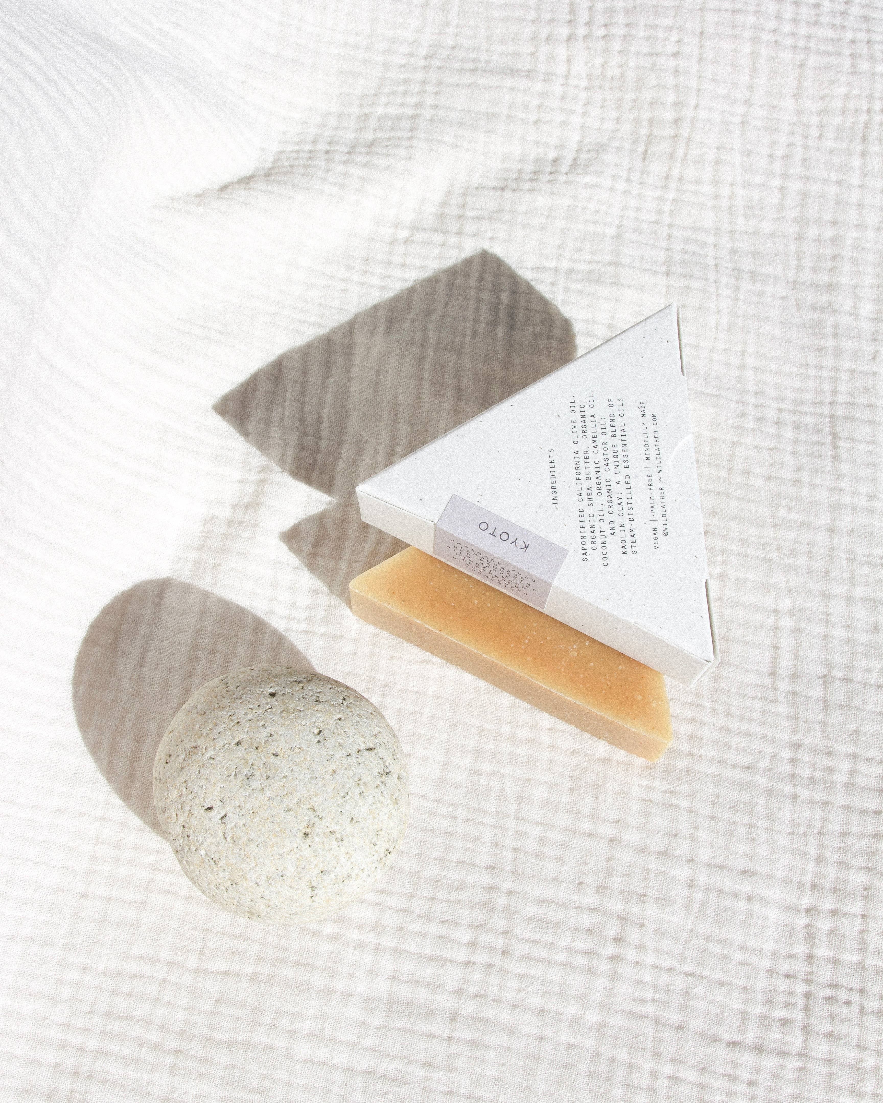 Wild Lather - Wholesale Bar Soap - Kyoto Triangle Soap 〰️ Yuzu Peel + Hinoki Cypress4