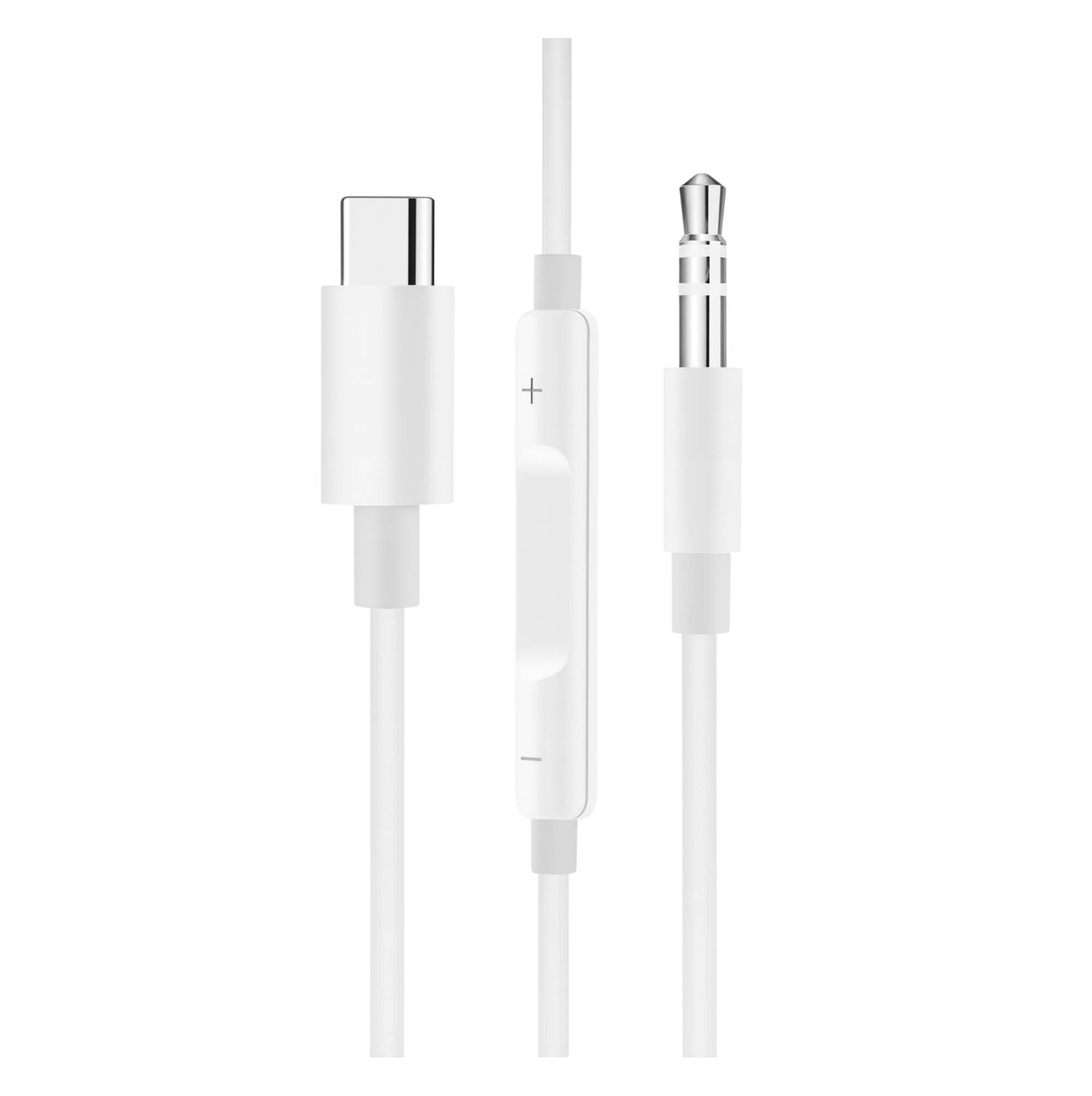 Mighty Wireless - Wholesale Charging Cable - Type C To Male Auxiliary Cable With Volume Control MHCM221