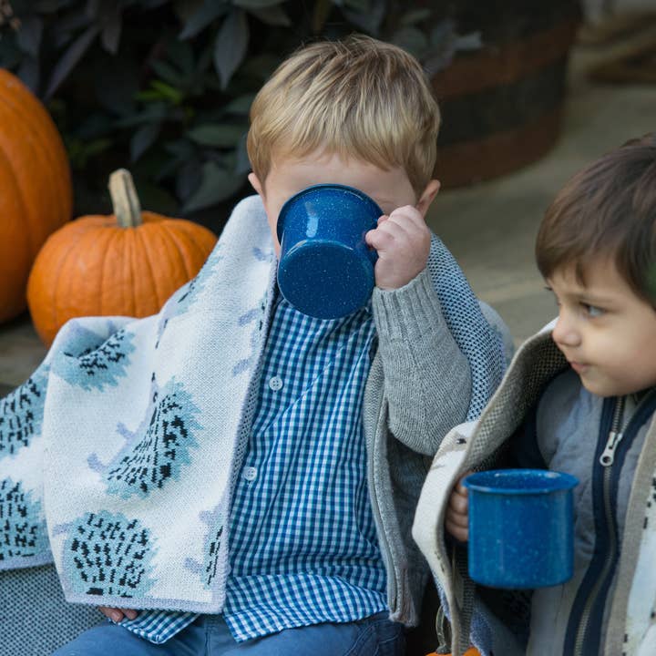 In2Green - Wholesale Bedding blanket – Kids & Baby - Baby Cotton Knit Blanket - Hedgehog4