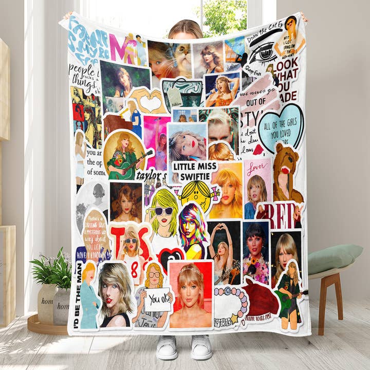 Little Trendy - Wholesale Throw Blanket - Swiftie Throw Blanket soft flannel Blanket