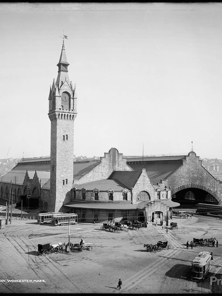 Estação Union, Worcester, MA por atacado de Print Collection