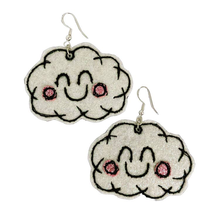 Boucles d'oreilles Cloud pour la vente par Bumblebee Design Treasures