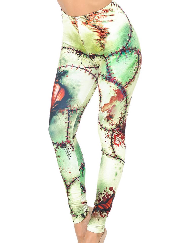 Creamy Soft Zombie Leggings by USA Fashion™ for wholesale by USA Fashion