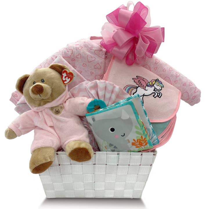 A Warm Welcome Sleeper Gift Basket for wholesale by Pellatt Cornucopia Gift Baskets