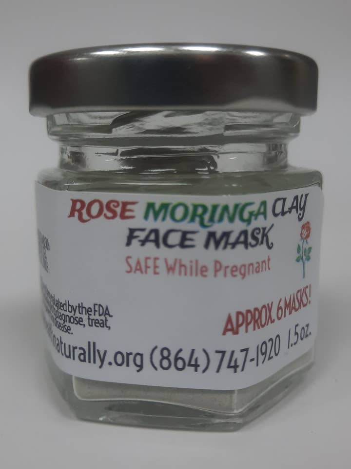ROSE MORINGA CLAY FACE MASK for wholesale by Natural Health And Skin