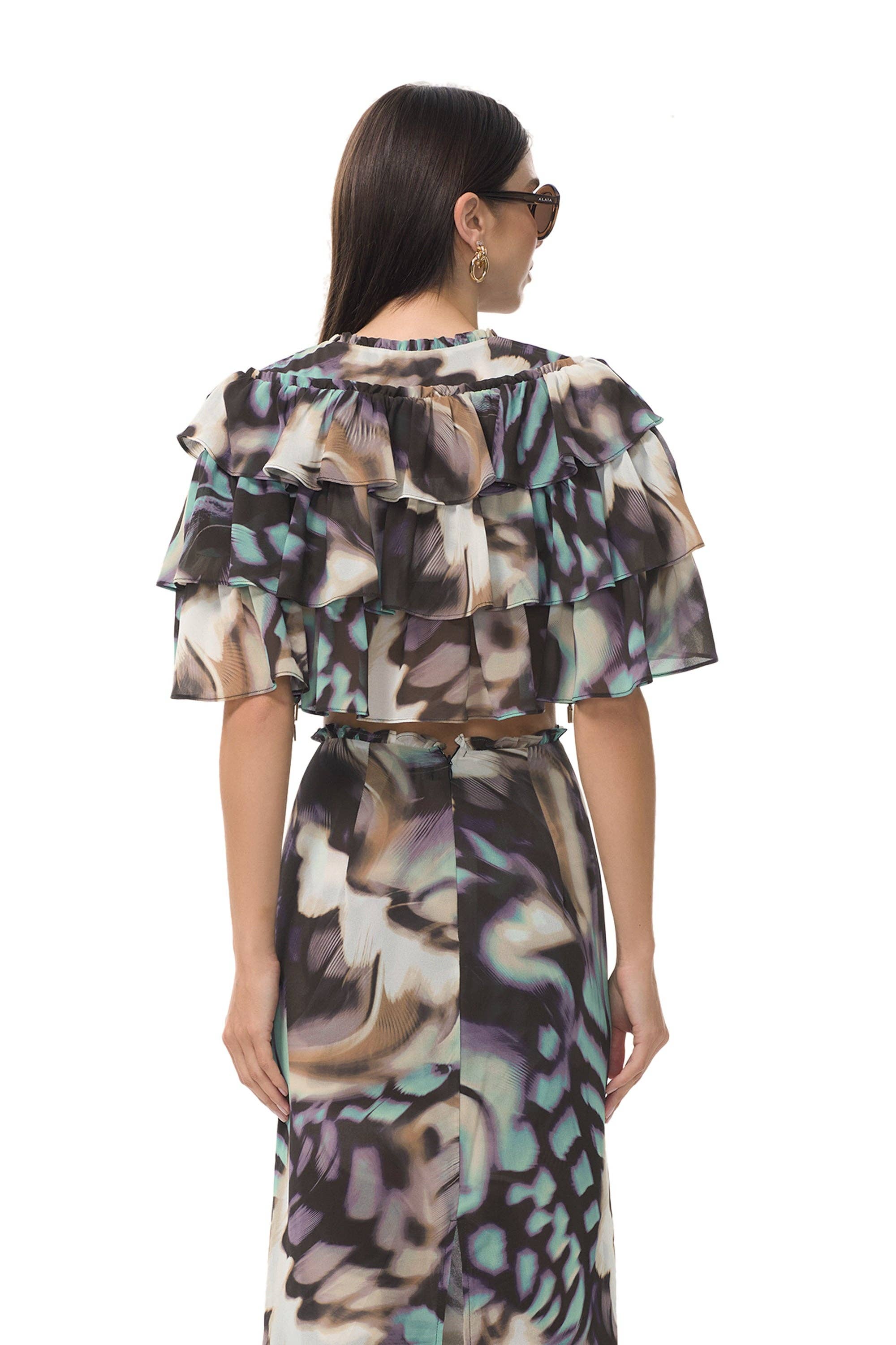 Manon Top - Feather Swirl for wholesale on Faire3