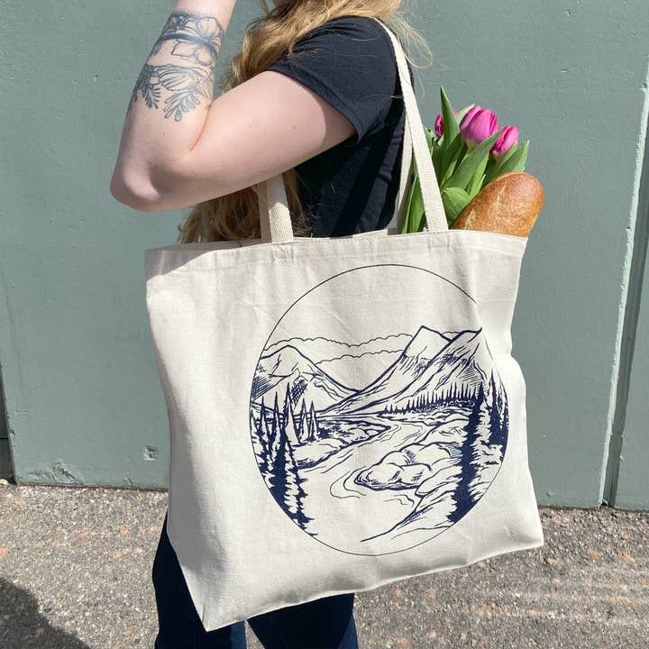 Counter Couture – Engroshandel Tote bag - Unisex – Mountain lærred mulepose
