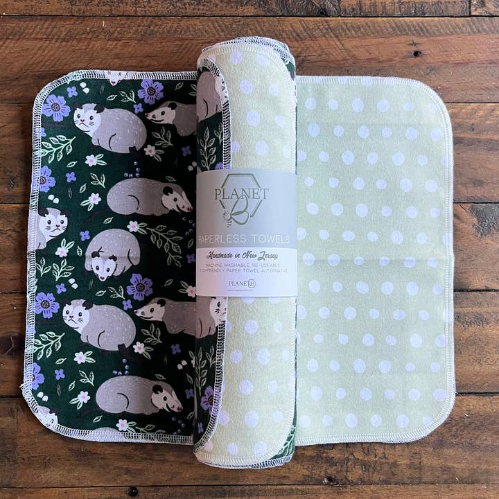 Serviettes sans papier - Amis des opossums pour la vente par Planet B, Inc.