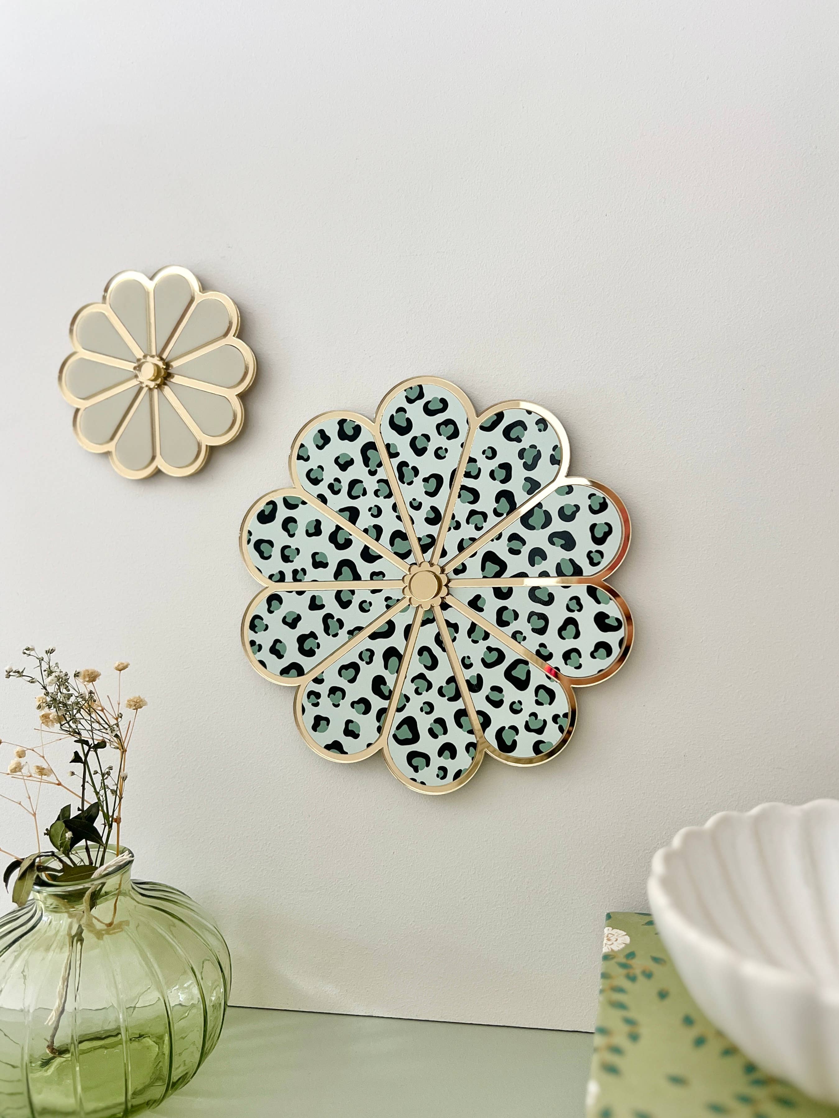 Print Your Love - Wholesale Wall Accent - Leopard Flower Wall Jewel6