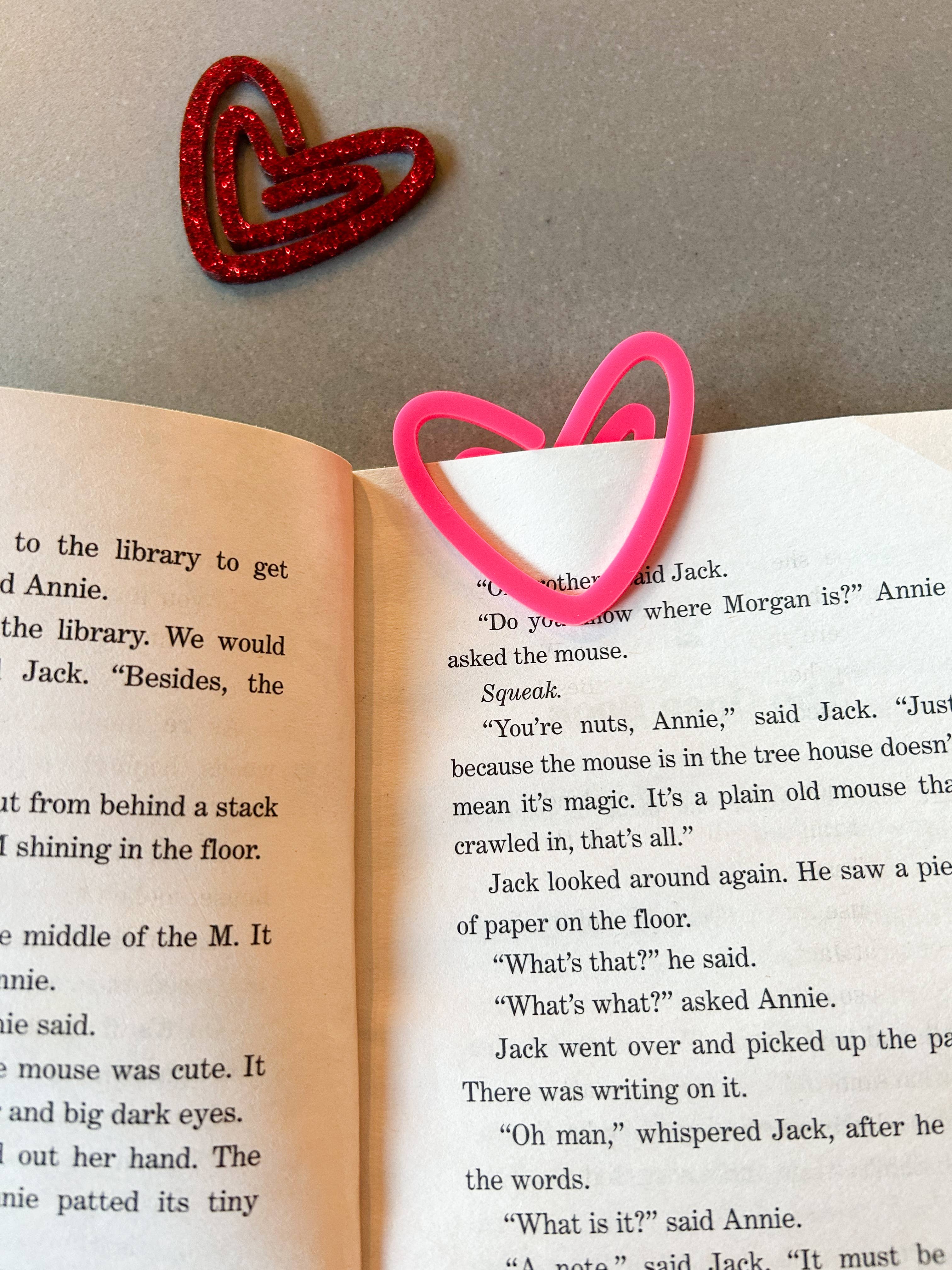 BB’s Shebang- Custom Gifts - Vente Marque-page - Signet de Saint-Valentin en forme de cœur5